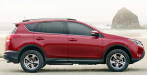 2013 Toyota RAV4 XLE red