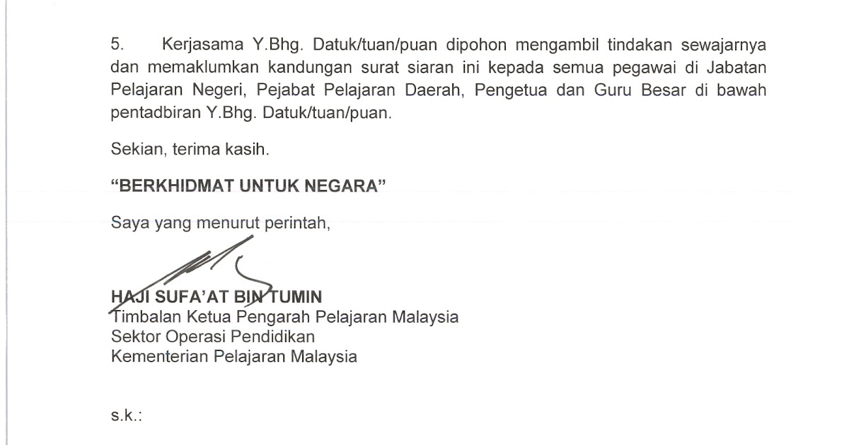 Contoh Surat Rasmi Tidak Hadir Ke Kuliah Dalam Bahasa Inggris