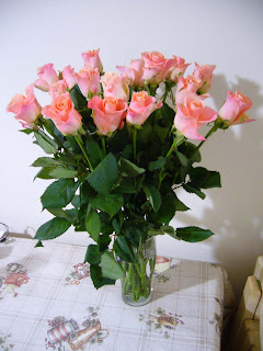 18 roses bought by Sam