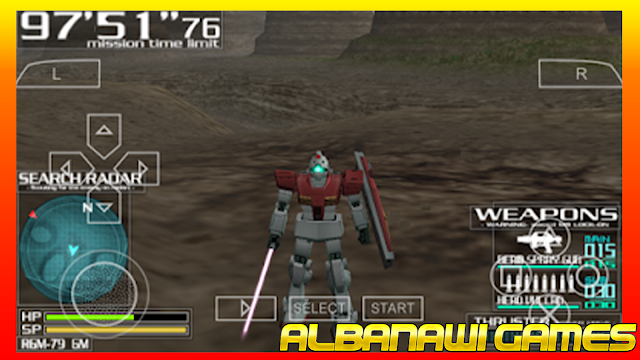 تحميل لعبة Gundam Battle Tactics لاجهزة psp ومحاكي ppsspp من الميديا فاير