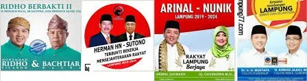 Pasangan calon gubernur dan wakil gubernur Lampung 2018