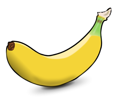 banana clipart background 