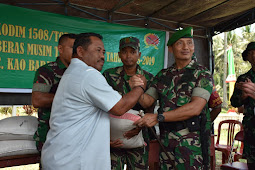 BULOG TERNATE SERAP GABAH PETANI DI KAO BARAT