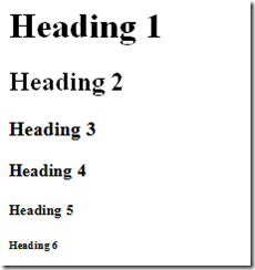 headings