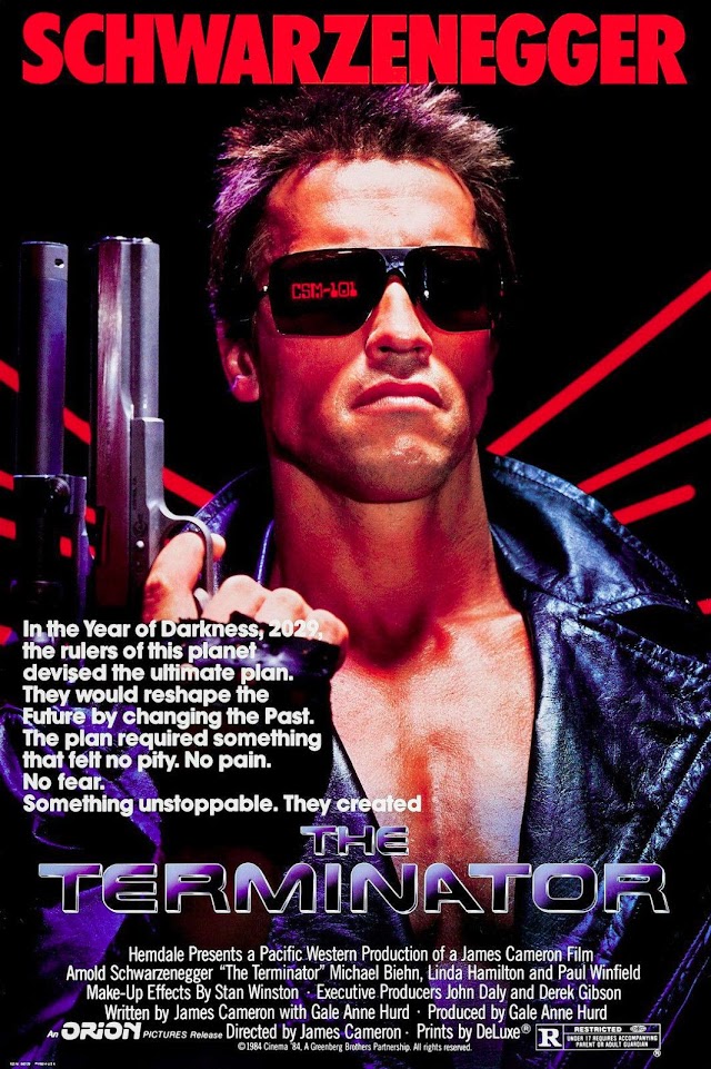 Terminatorul (Film acțiune sf 1984) The Terminator cu Arnold Schwarzenegger si Linda Hamilton