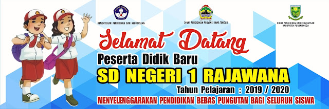 Desain Banner Selamat Datang PPDB 2019/2020 cdr