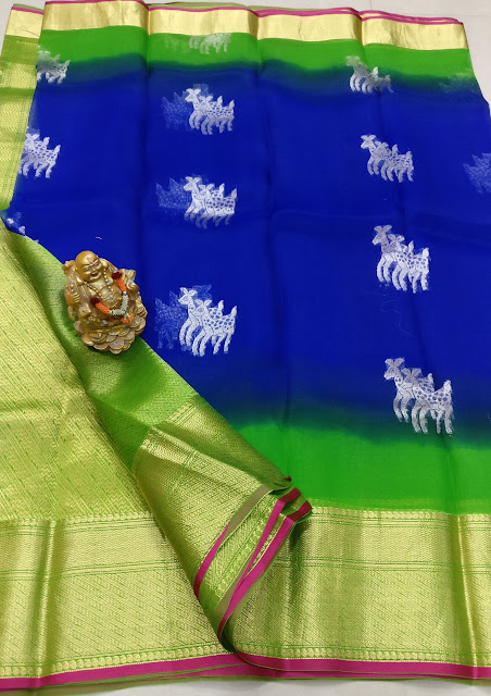 Arrival kanchi Orgaanza Saree