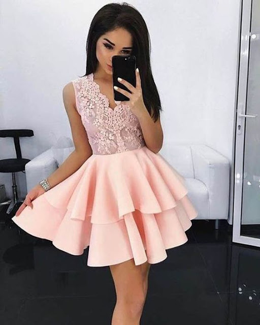 Sexy Black Lace Short Homecoming Dresses Freshman Satin Skirt Prom Party Gowns 2018 Fashion