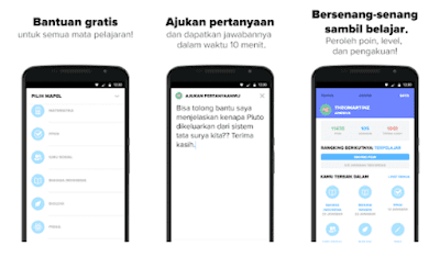 menjawab soal tugas dan belajar untuk semua mata pelajaran