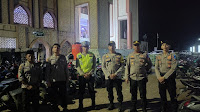 Polres Subulussalam Bersama Personel lainnya Berikan Pengamanan Saat Sholat Tarawih di Bulan Ramadhan