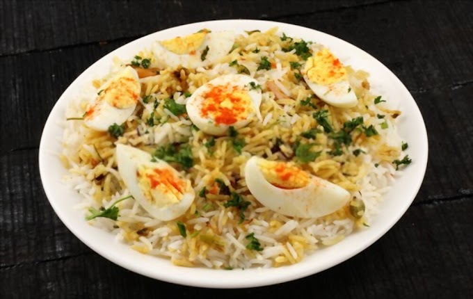 एग बिरयानी बनाने की विधि egg biryani recipe in hindi, simple-food.in