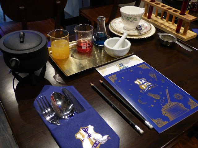 The Potion Room wizard themed Harry Potter afternoon tea at Cutter & Squidge, Soho, London