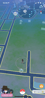 Pokémon Go screen showing Clauncher