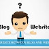 beberapa perbedaan Blog dan Website