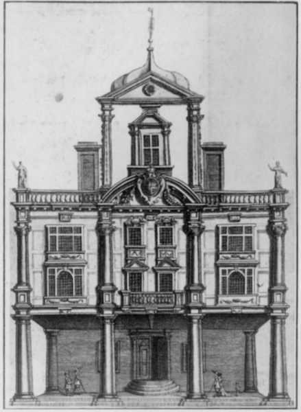 Dorset Garden Theatre, London in 1673