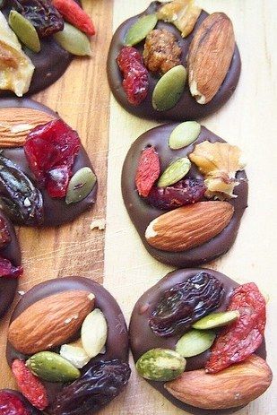 Dark Chocolate Trail Mix Energy Bites | 25 Make-Ahead Snacks That Are Perfect For Traveling