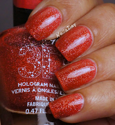 NailaDay: L.A. Girls 3D Effects Dazzling Pink