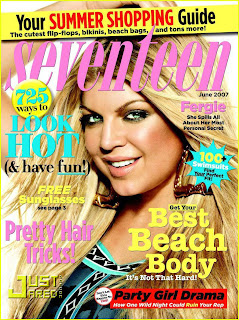 'Fergie' in Seventeen Magazine
