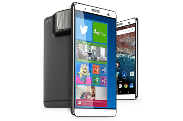 Holofone Phablet phone with dual system Android / Windows 10