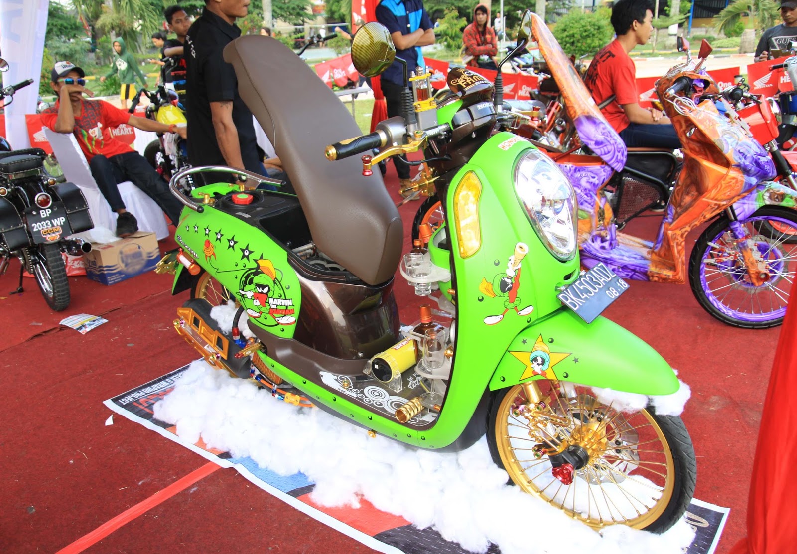 Koleksi Ide Modifikasi Motor Scoopy Bali Terbaru Palm Modifikasi