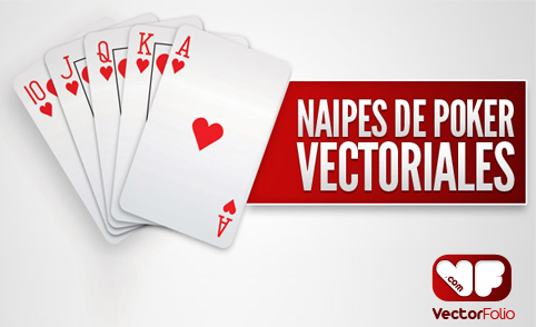 Naipes de poker vectorizados