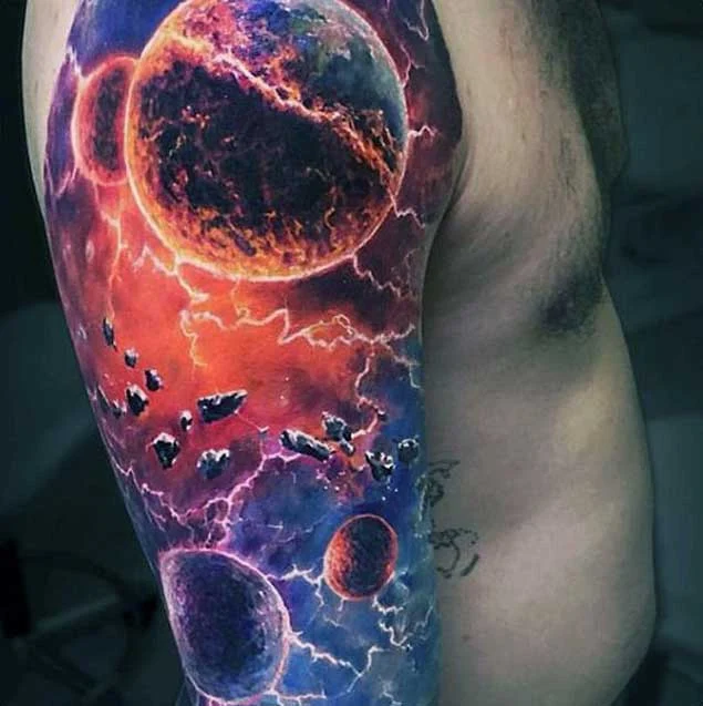 tatuaje del espacio