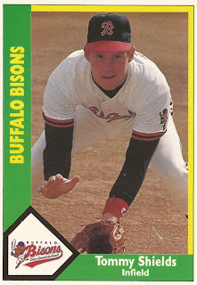 Tommy Shields 1990 Buffalo Bisons card