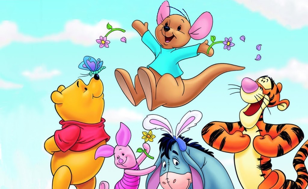 Gambar Kartun  Disney yang lucu winnie the pooh MAINAN CEWEK