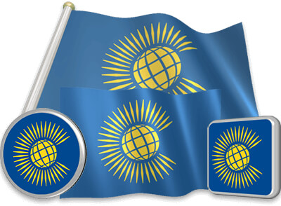 Commonwealth of Nations flag animated gif collection