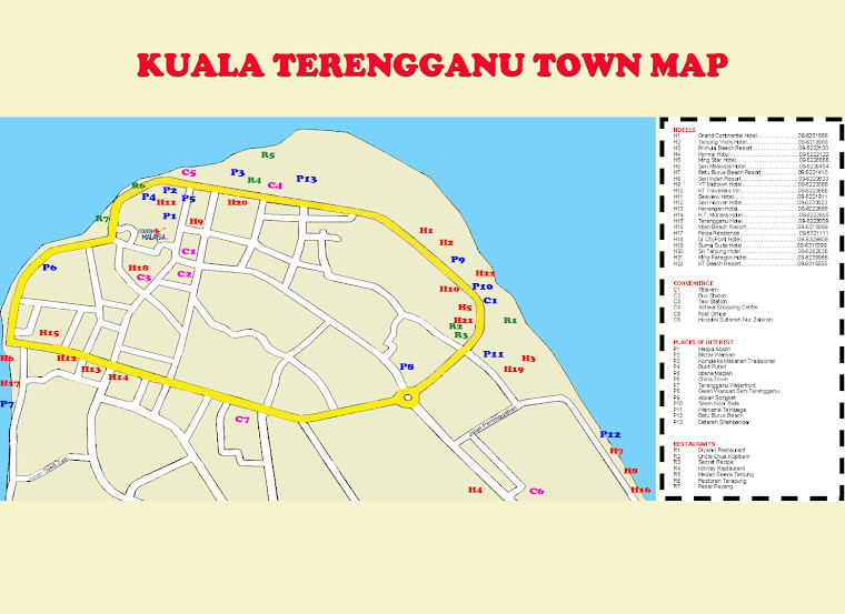 Kuala Terengganu City Map