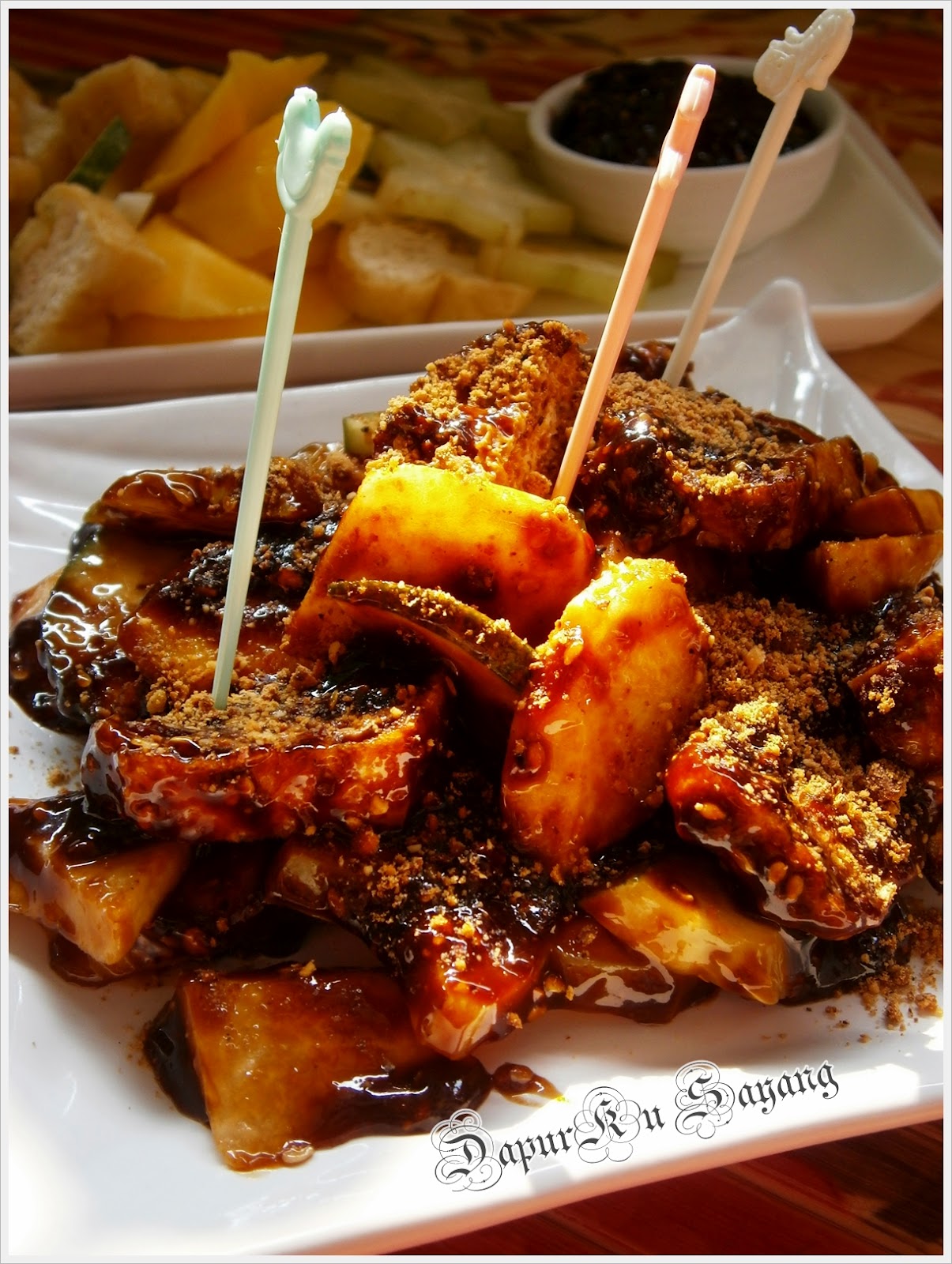 DapurKu SaYang: Rojak Buah dan Sos Kuah Rojak/Rojak Petis 