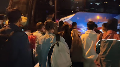Libur Tahun Baru di Terminal Bus Melonjak, Ratusan Calon Penumpang Berebut Naik Bus Hingga Sabtu Dini Hari