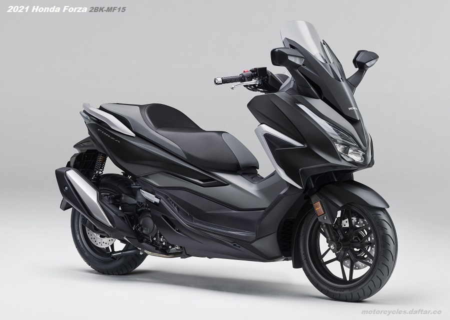 2022 Honda Forza 2BK-MF15 Matt Gunpowder Black Metallic