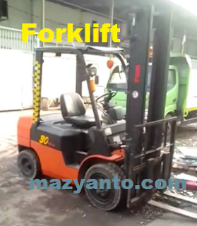 workshop equipment  forklif