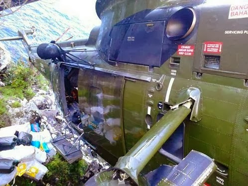 Sebalik Tirai: Gambar Dan Punca Helikopter Nuri Terhempas 