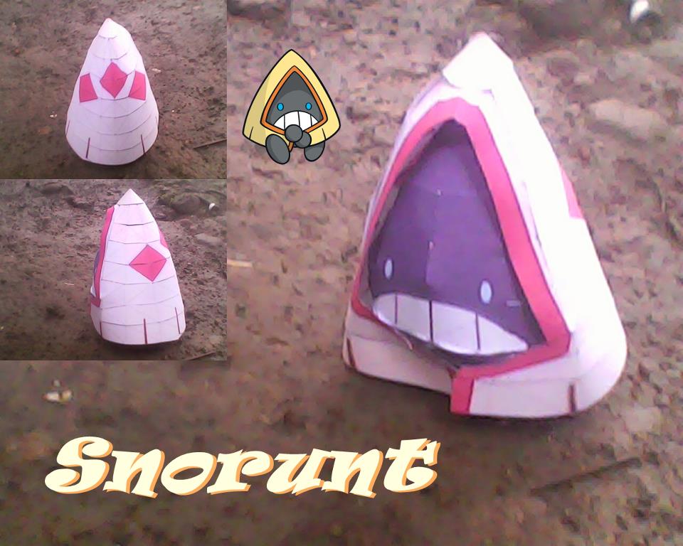 Pokemon Snorunt Papercraft