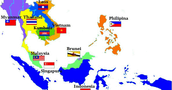  Peta  Kawasan Asia  Tenggara  Dunia Pendidikan