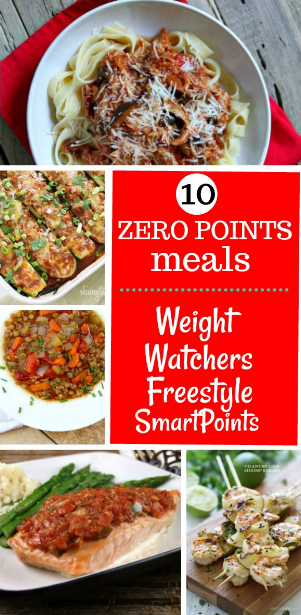 10 Zero Point Meals for Weight Watchers Freestyle Program