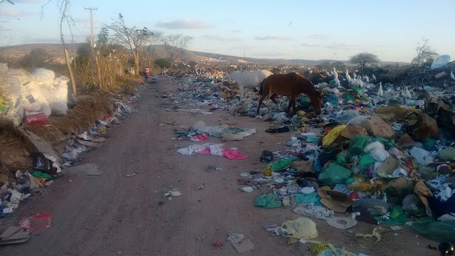 SEM FISCALIZAÇÃO, LIXÃO DE BOM CONSELHO VOLTA A FICAR NO MEIO DA ESTRADA