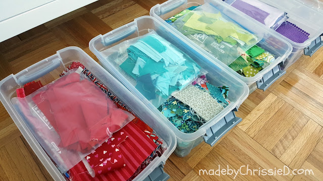 Tips for Keeping Your Scraps and Sewing Space Under Control by www.madebyChrissieD.com