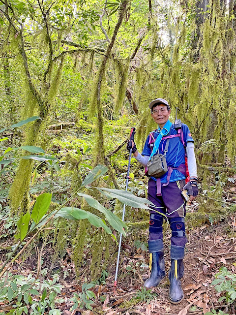 千里眼山下山途中