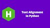 HackerRank Text Alignment in python problem solution