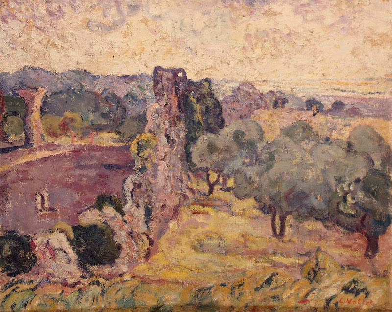 In the South of France by Louis Valtat - Landscape Paintings from Hermitage Museum