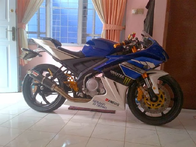 Modifikasi Yamaha Vixion 2012 Moge Sport