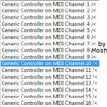 Koshdukai's Generic Controller MIDI Channel Remote Codec
