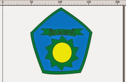 membuat logo sekolah untuk sablon coreldraw - portal of