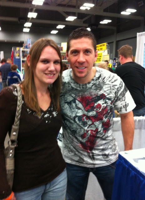 Ray Park was wonderfully sweet making conversation while he signed my 
