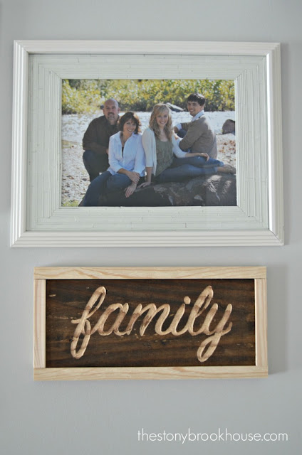 Wood Family Sign