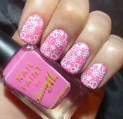 I started with two perfect coats of Barry M Bright Pink.