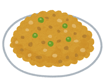 ドライカレーのイラスト